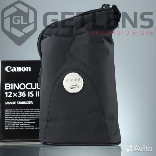 Бинокль Canon 12x36 IS III