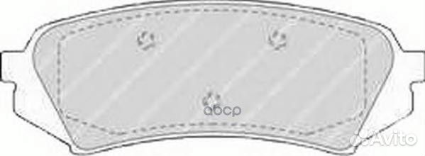 FDB1457 Колодки тормозные toyota land cruiser 1