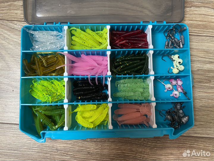 Набор силиконовых приманок для рыбалки