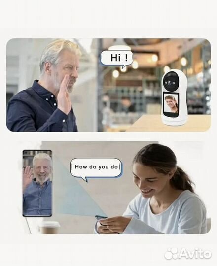 Камера видеонаблюдения, видео няня