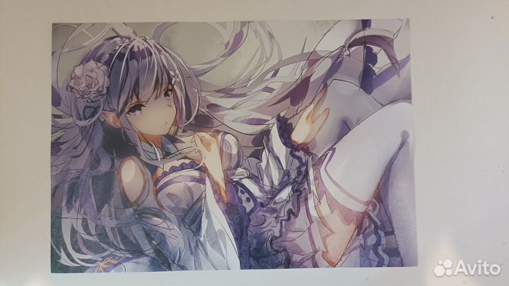 Набор плакатов Re Zero 5 шт