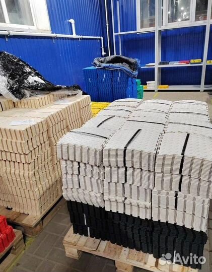 Модульная плитка пвх для гаража