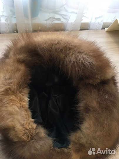 Шапка женская новая мех соболь