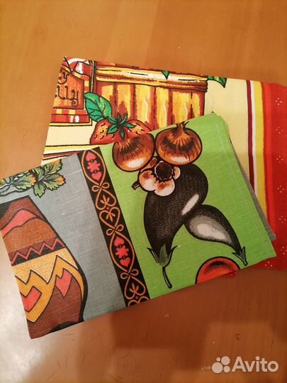 Набор кухонных полотенец п/Лен и рогожка новые