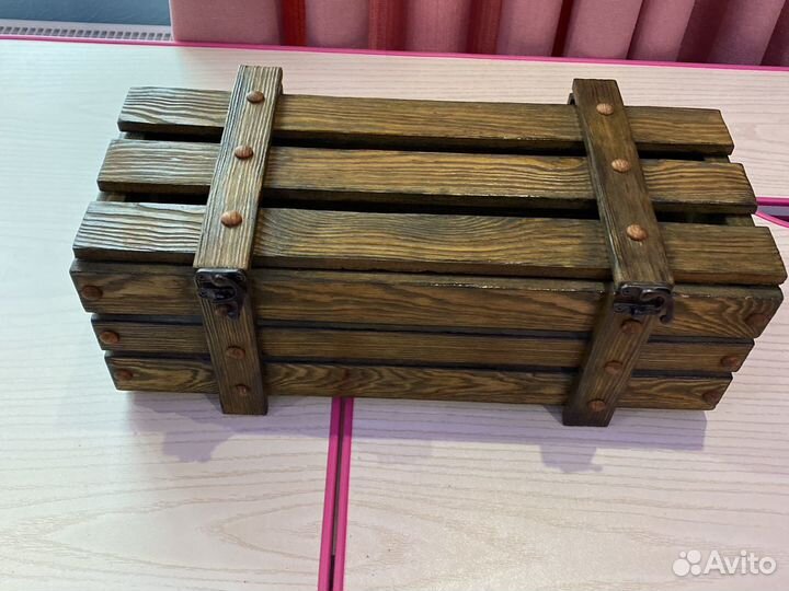 Ящик деревянный подарочный