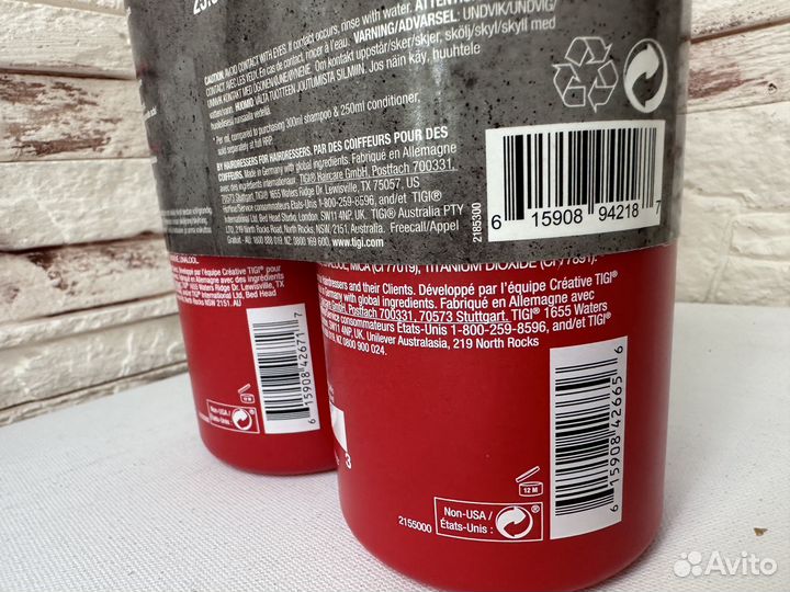 Tigi bed head шампунь+бальзам