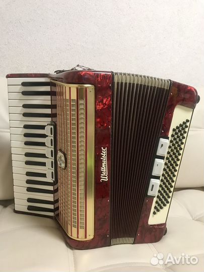 Немецкий трофейный аккордеон weltmeister 3 4