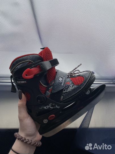 Коньки детские раздвижные 27 30