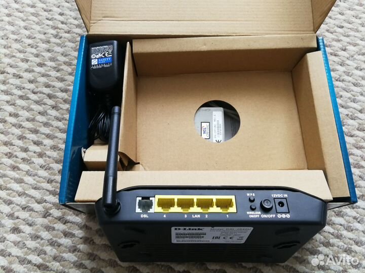 D-Link DSL-2640U Wi-Fi adsl2+ маршрутизатор