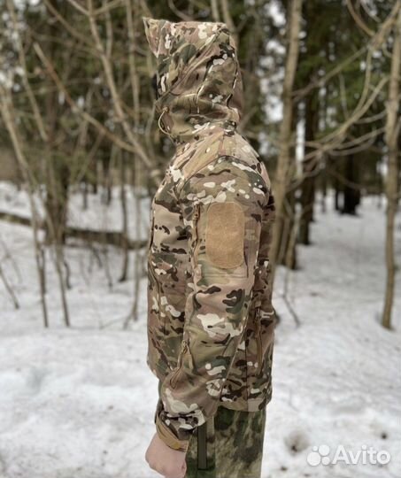 Тактический костюм softshell мультикам
