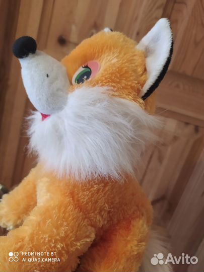 Мягкие игрушки лиса, лисёнок и 2 медвеженка