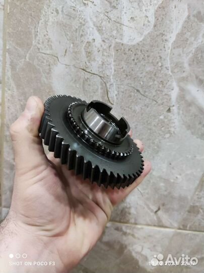 Шестерня первой передачи skoda rapid