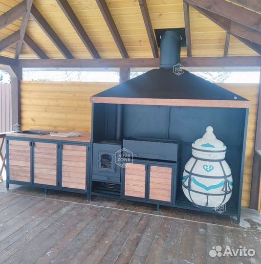 Мангал, мангальный комплекс, печь, казан, барбекю