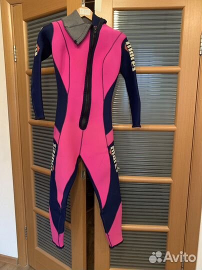 Гидрокостюм женский 6 мм, неопреновые носки