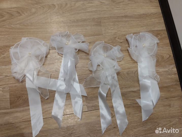 Свадебные украшения на машину продам