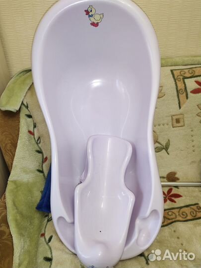 Ванна для купания с горкой