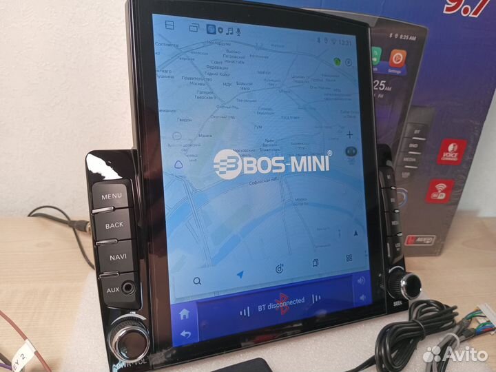 Tesla bos mini A97 4/64 Android car play Новая