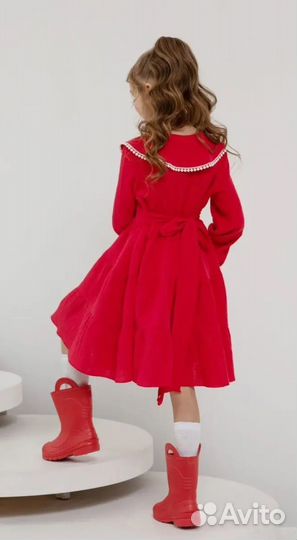 Нарядное платье для девочки 122