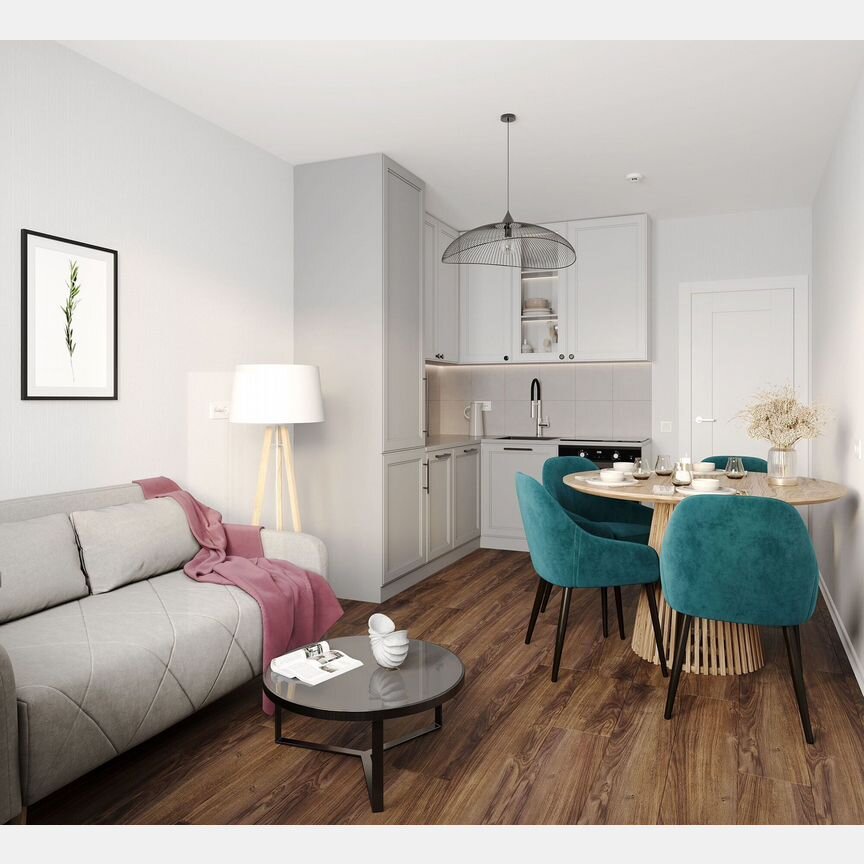 2-к. квартира, 53,3 м², 15/25 эт.