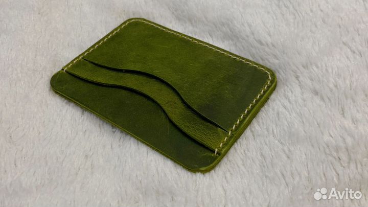 Картхолдер из натуральной кожи ручная работа
