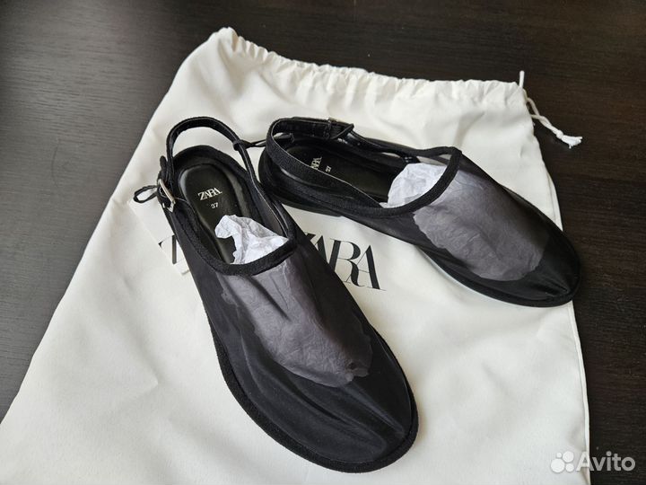 Туфли мюли zara