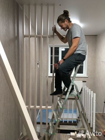 Перегородка из реек