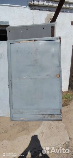 Ворота гаражные металлические бу