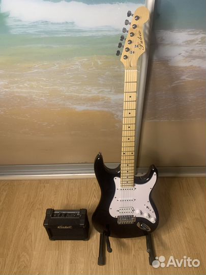 Комлект для новичков Электрогитара и Комбик