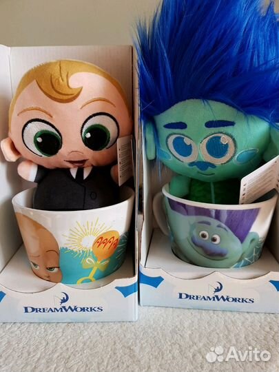 Кружки с игрушками магнит