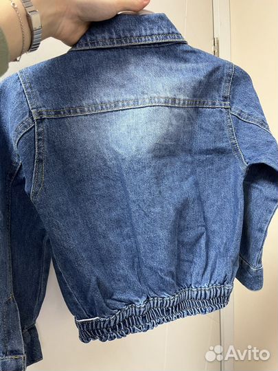 Джинсовая куртка для девочки новая