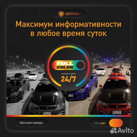 Full Color Видеокамера Optimus AHD-H012.1(2.8) F