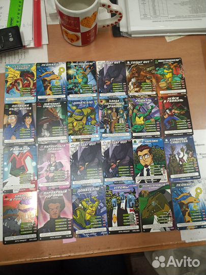 Альбом с карточками черепашки ниндзя