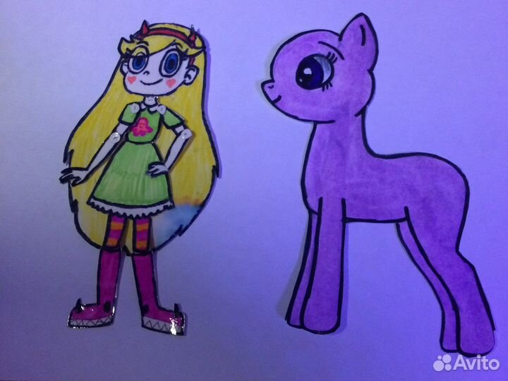 Звездочка Баттерфляй и май Литтл пони