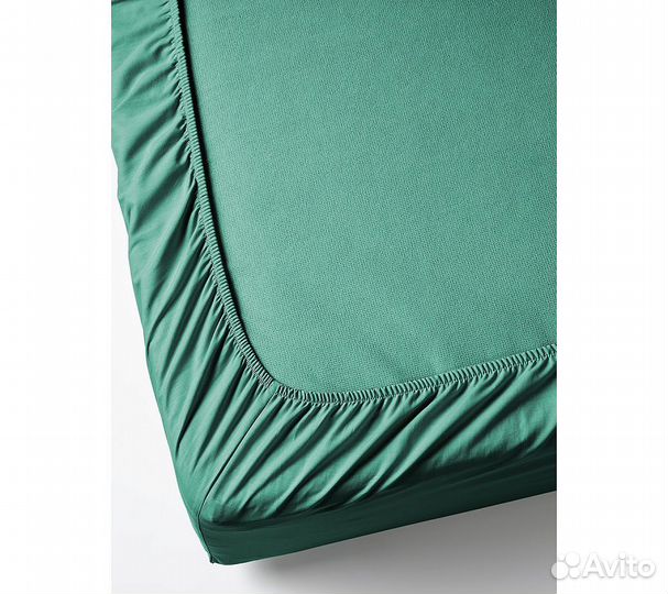 Простынь GoodNight Сатин 160х200х20 Лагуна на рези