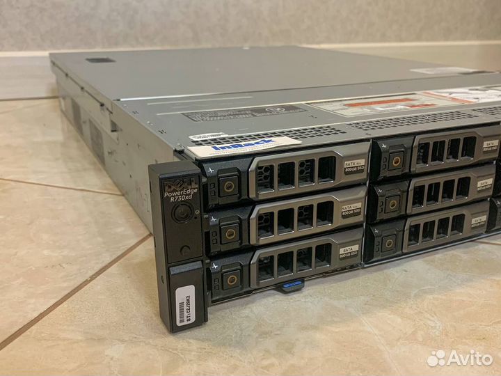 Сервер Dell R730xd 12LFF 2x E5-2670v3 16GB