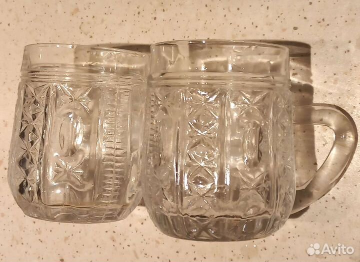 Пивная кружка СССР хрусталь 125 мл