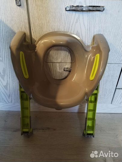 Детская сидушка на унитаз со ступенькой