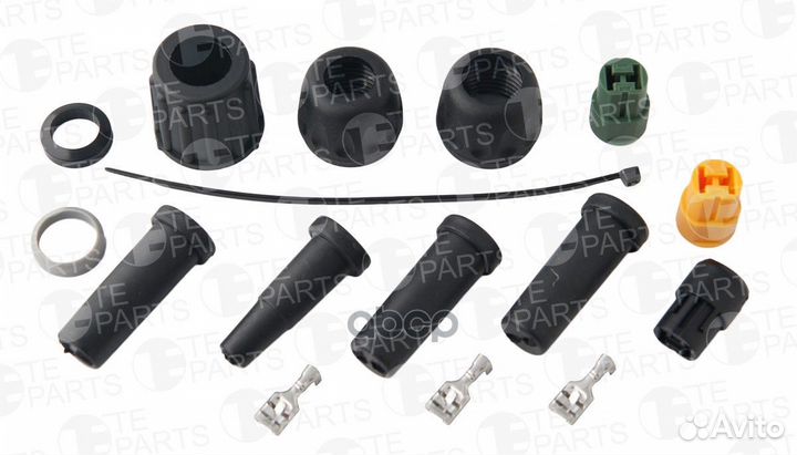 Разъем 2х контактный, байонет, полная комплекта