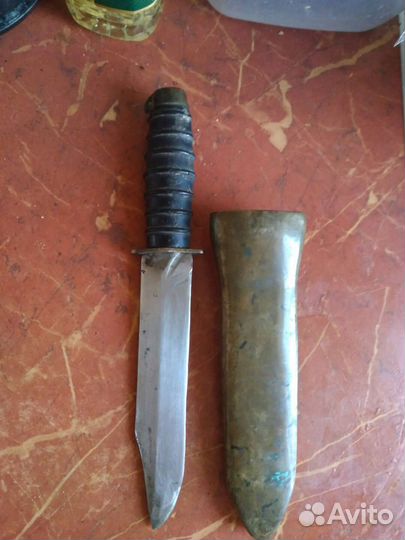 Нож водолазный ссср,трехболтовка
