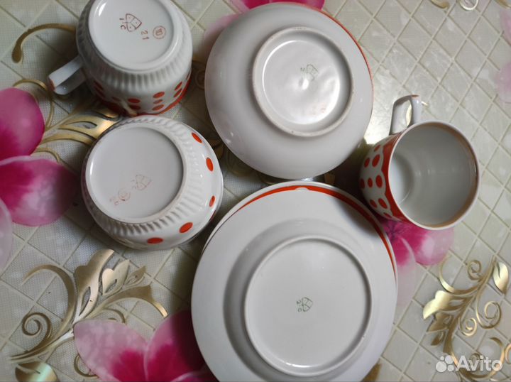 Пиалы фарфор СССР