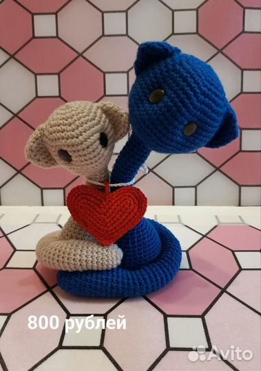 Вязаные игрушки ручной работы