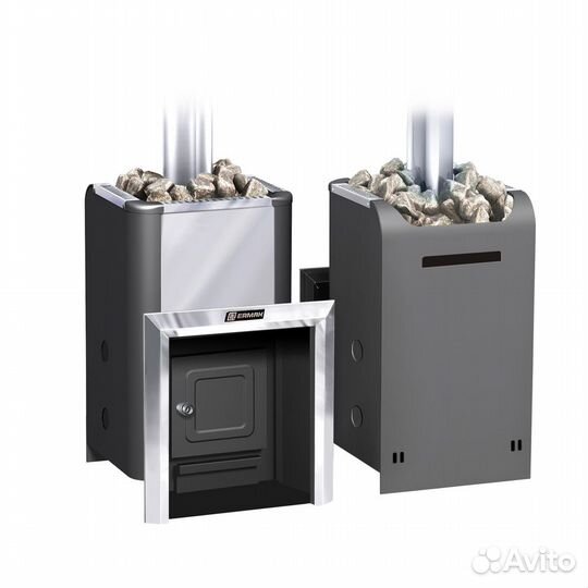 Печь для бани газо-дровяная Уралочка 12 Ермак