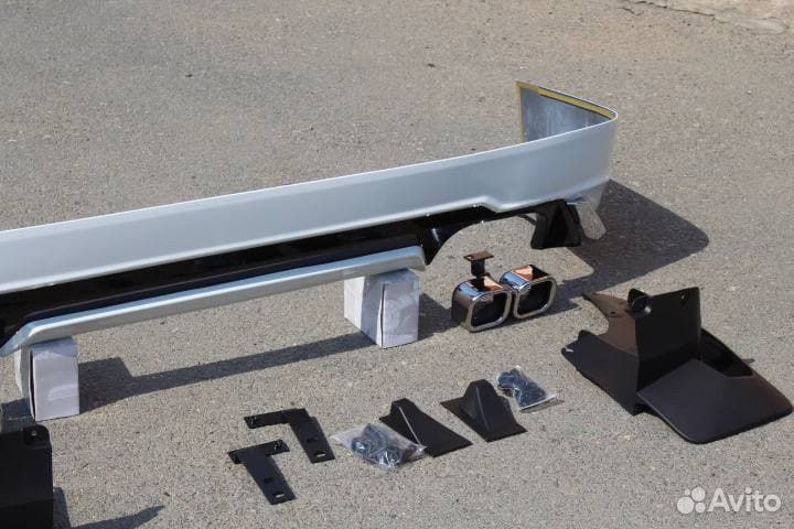 Prado 120 Задняя накладка губа Modellista A5LB2