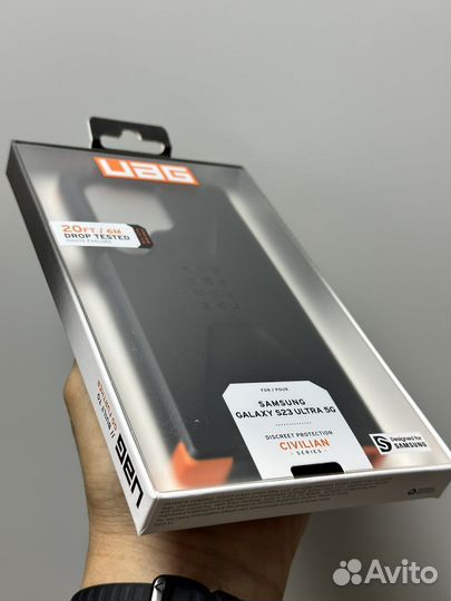 Чехол Uag Civilian Samsung S23 Ultra, Black
