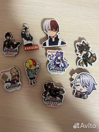 Значки аниме и genshin