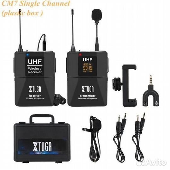 Микрофон петличный xtuga беспроводной