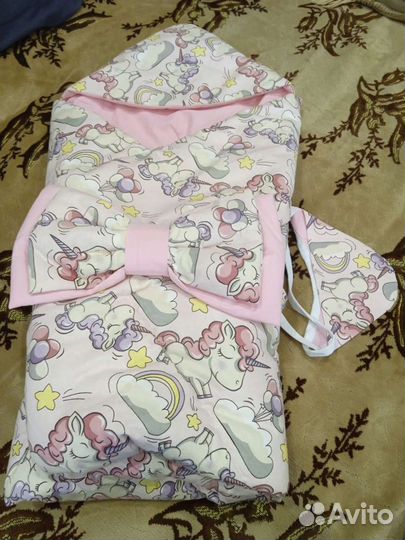 Конверт одеяло на выписку