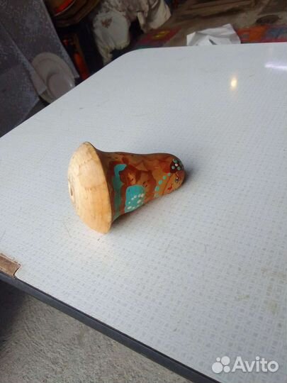 Старинная матрешка неваляшка