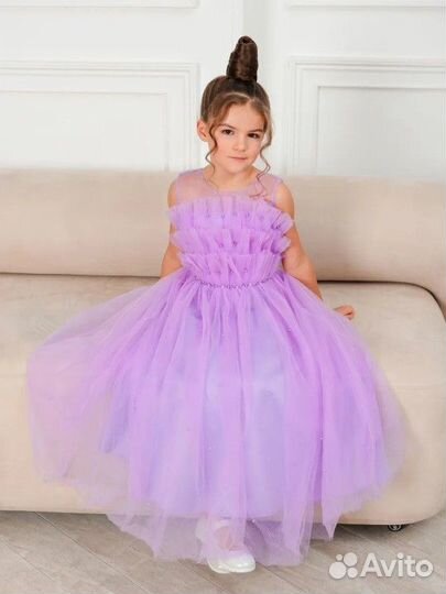 Платье нарядное 122-128,128-134
