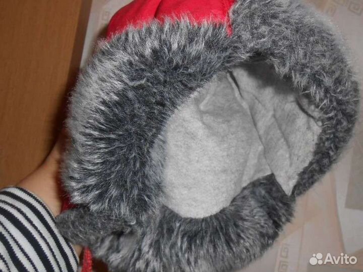 Шапка зимняя теплая, на 5-7л